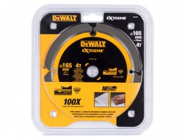 DEWALT Extreme PCD Fibre Cement Saw Blade 165 x 20mm x 4T £49.99